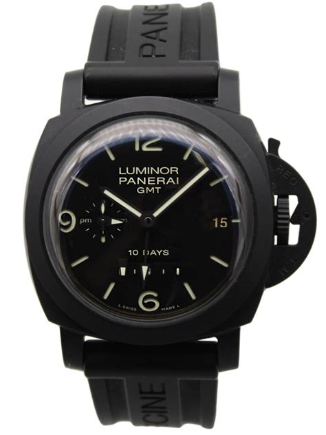 luminor panerai gmt ceramica 10 day|luminor gmt panerai automatic price.